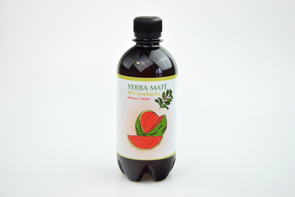 BIO kombucha Yerba maté/meloun 400 ml Stevikom